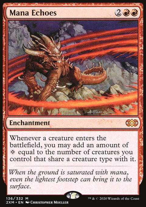 Mana Echoes, Double Masters #136, Magic: The Gathering card