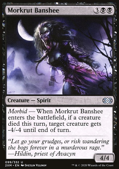 Morkrut Banshee, Double Masters #99, Magic: The Gathering card
