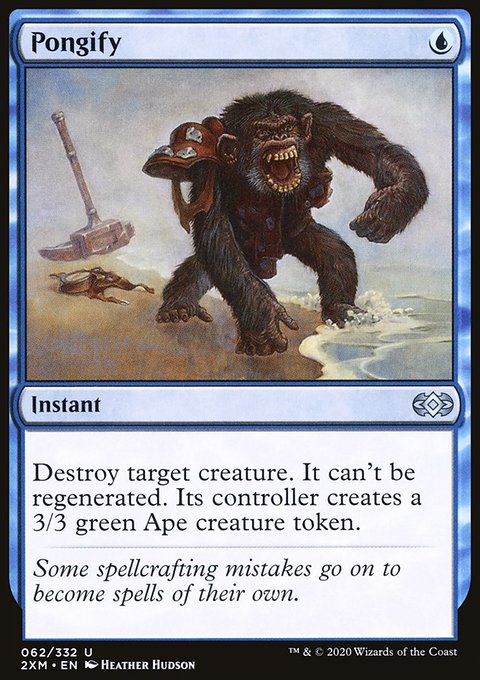 Pongify, Double Masters #62, Magic: The Gathering card