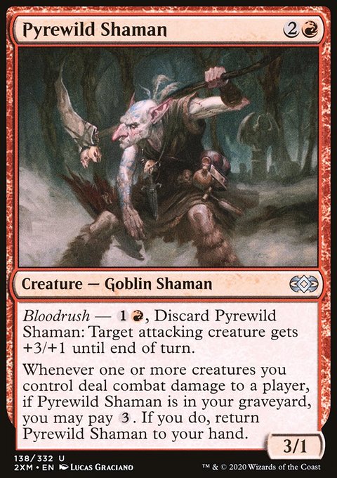 Pyrewild Shaman, Double Masters #138, Magic: The Gathering card