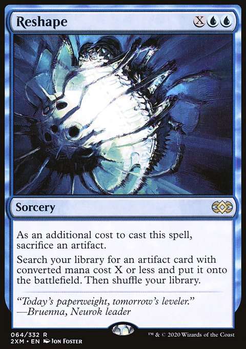 Reshape, Double Masters #64, Magic: The Gathering card