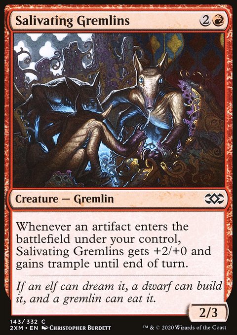 Salivating Gremlins, Double Masters #143, Magic: The Gathering card