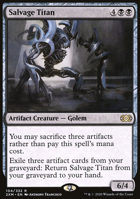Salvage Titan, Double Masters #104, Magic: The Gathering card