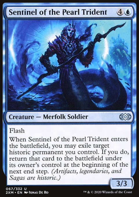 Sentinel of the Pearl Trident, Double Masters #67, Magic: The Gathering card