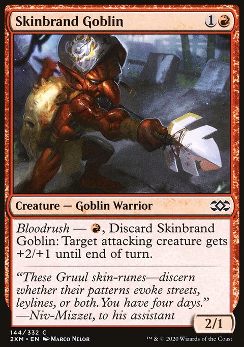 Skinbrand Goblin, Double Masters #144, Magic: The Gathering card