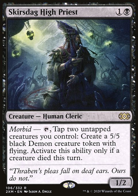 Skirsdag High Priest, Double Masters #106, Magic: The Gathering card