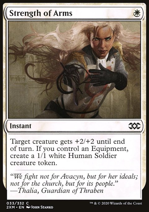 Strength of Arms, Double Masters #33, Magic: The Gathering card