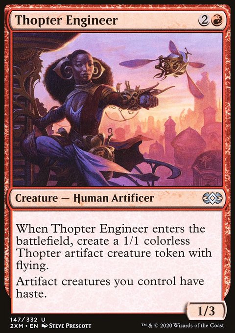 Thopter Engineer, Double Masters #147, Magic: The Gathering card