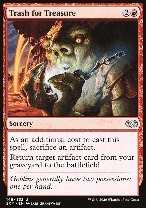 Trash for Treasure, Double Masters #148, Magic: The Gathering card