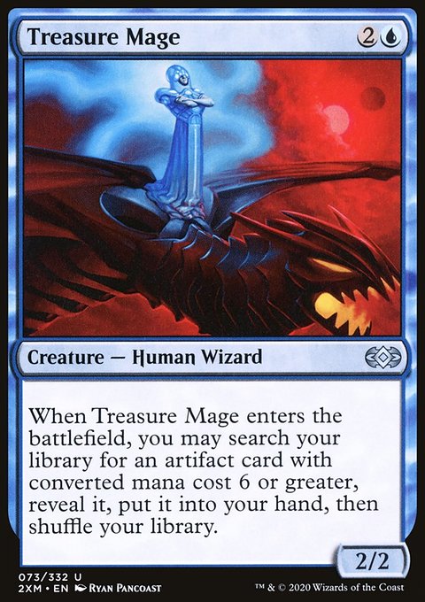 Treasure Mage, Double Masters #73, Magic: The Gathering card