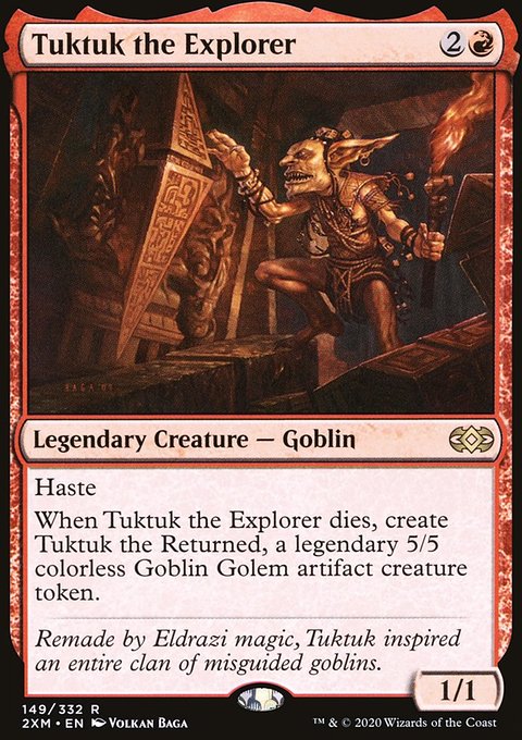 Tuktuk the Explorer, Double Masters #149, Magic: The Gathering card