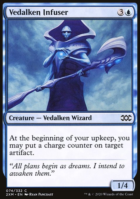 Vedalken Infuser, Double Masters #74, Magic: The Gathering card
