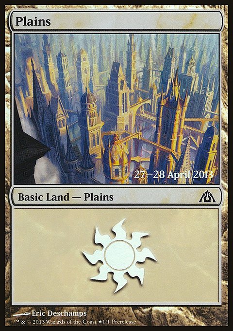 Plains, Dragon's Maze Promos #157★, Magic: The Gathering card