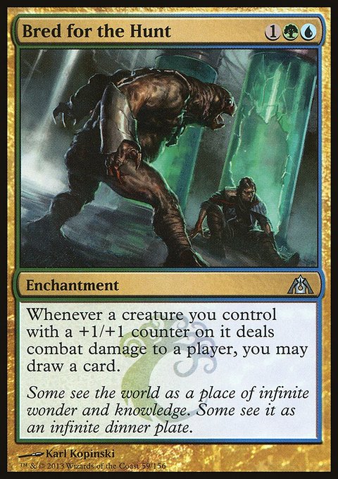 Bred for the Hunt, Dragon's Maze #59, Magic: The Gathering card