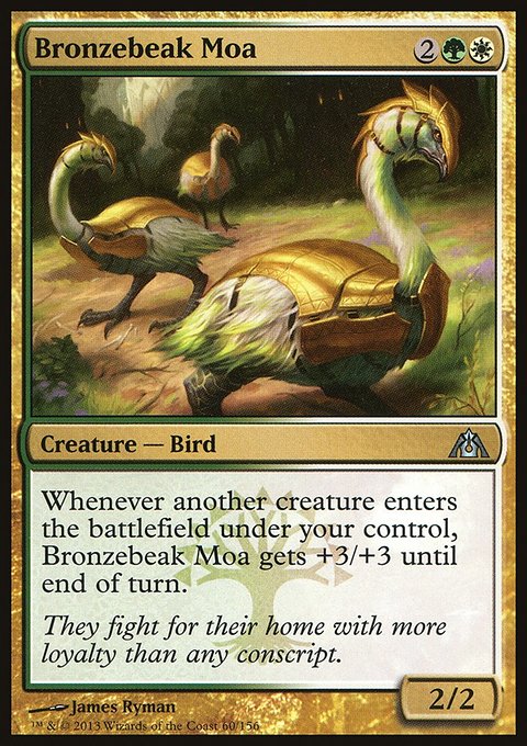 Bronzebeak Moa, Dragon's Maze #60, Magic: The Gathering card