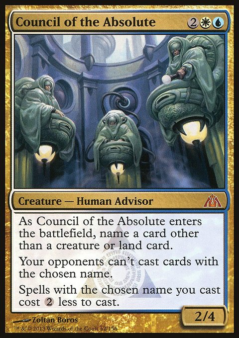 Council of the Absolute, Dragon's Maze #62, Magic: The Gathering card