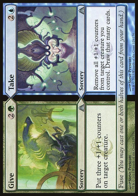 Give // Take, Dragon's Maze #129, Magic: The Gathering card
