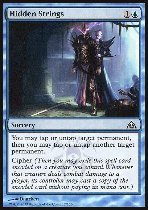 Hidden Strings, Dragon's Maze #12, Magic: The Gathering card