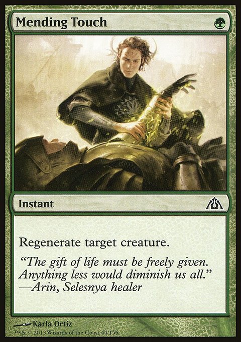 Mending Touch, Dragon's Maze #44, Magic: The Gathering card