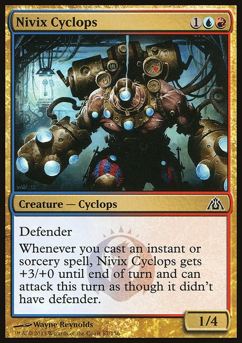 Nivix Cyclops, Dragon's Maze #87, Magic: The Gathering card