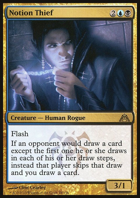 Notion Thief, Dragon's Maze #88, Magic: The Gathering card