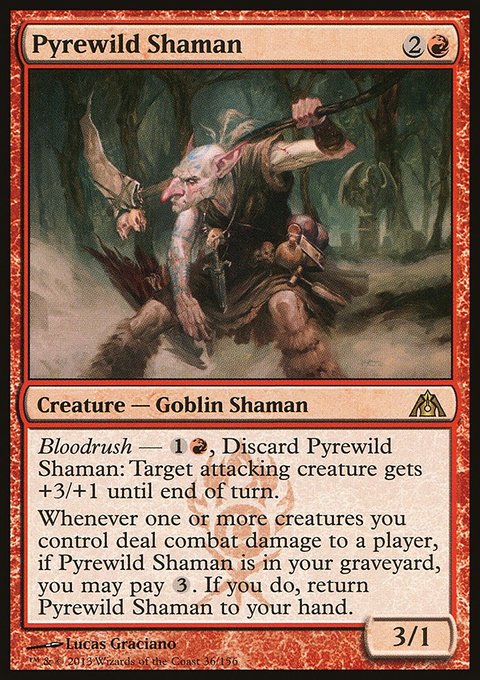 Pyrewild Shaman, Dragon's Maze #36, Magic: The Gathering card