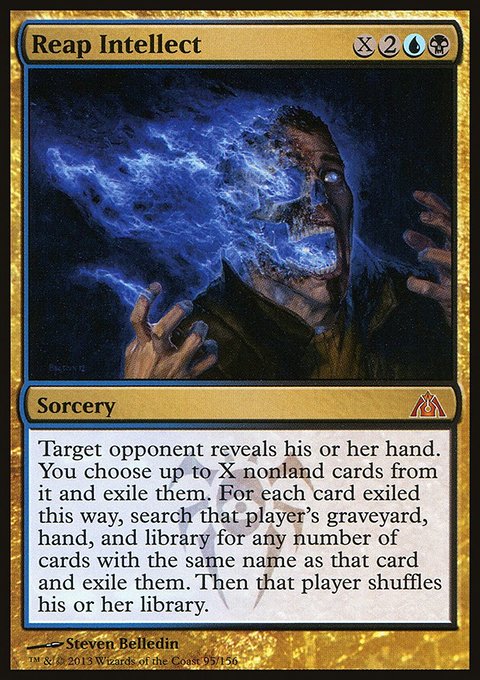 Reap Intellect, Dragon's Maze #95, Magic: The Gathering card