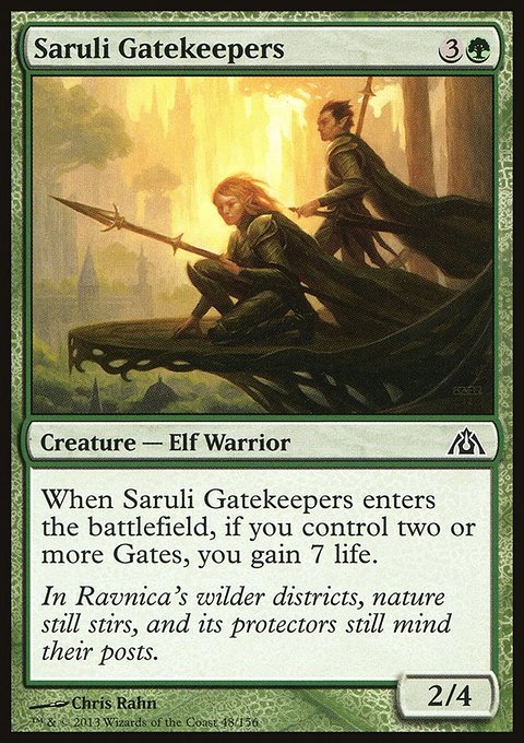 Saruli Gatekeepers, Dragon's Maze #48, Magic: The Gathering card