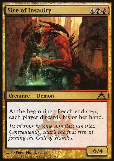Sire of Insanity, Dragon's Maze #104, Magic: The Gathering card