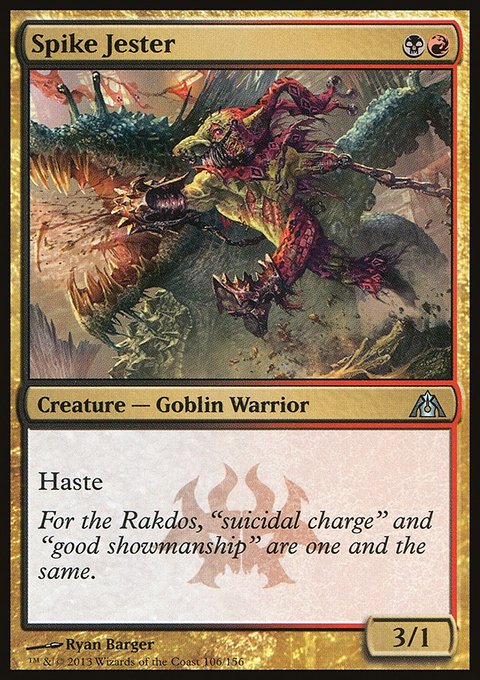 Spike Jester, Dragon's Maze #106, Magic: The Gathering card