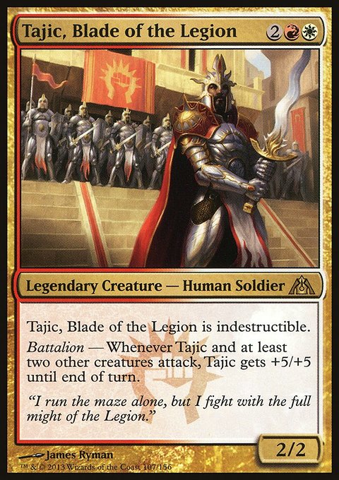 Tajic, Blade of the Legion, Dragon's Maze #107, Magic: The Gathering card