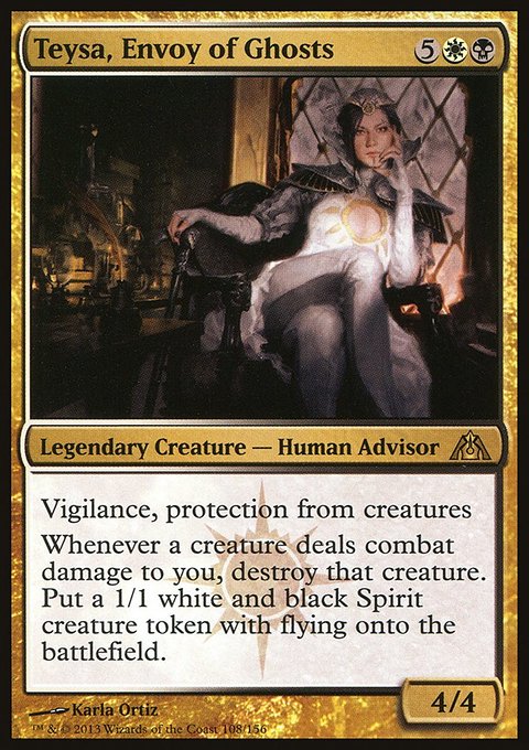 Teysa, Envoy of Ghosts, Dragon's Maze #108, Magic: The Gathering card