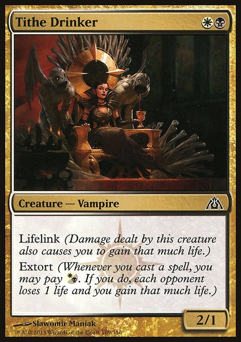 Tithe Drinker, Dragon's Maze #109, Magic: The Gathering card
