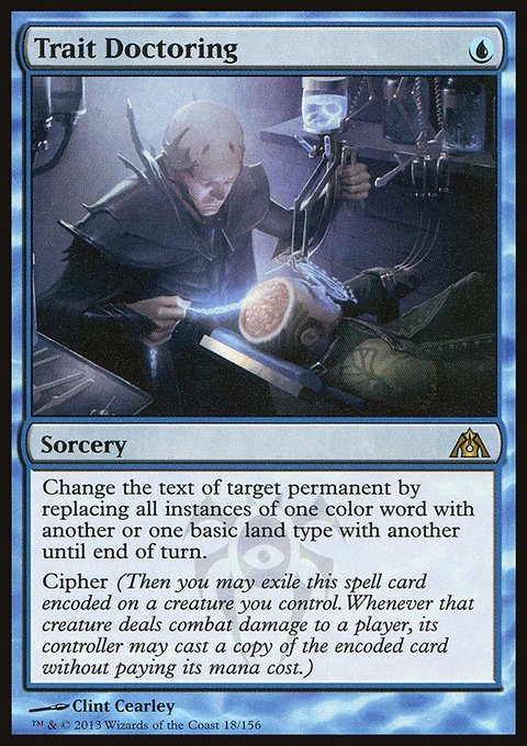 Trait Doctoring, Dragon's Maze #18, Magic: The Gathering card