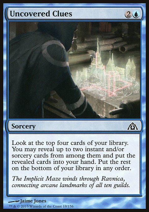 Uncovered Clues, Dragon's Maze #19, Magic: The Gathering card