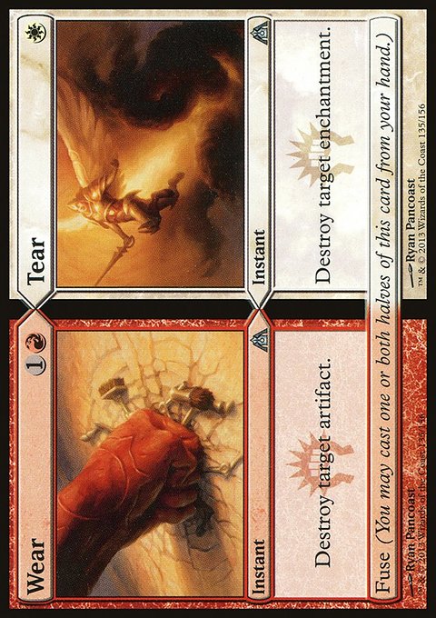 Wear // Tear, Dragon's Maze #135, Magic: The Gathering card