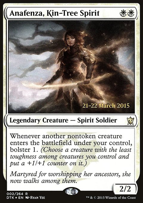 Anafenza, Kin-Tree Spirit, Dragons of Tarkir Promos #2s, Magic: The Gathering card