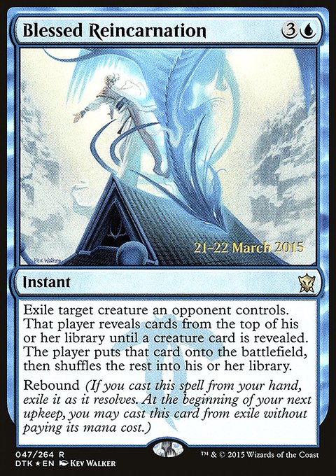 Blessed Reincarnation, Dragons of Tarkir Promos #47s, Magic: The Gathering card