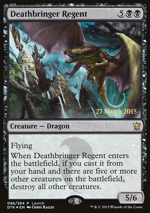 Deathbringer Regent, Dragons of Tarkir Promos #96, Magic: The Gathering card