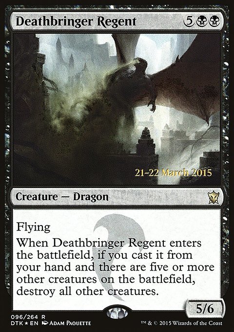 Deathbringer Regent, Dragons of Tarkir Promos #96s, Magic: The Gathering card