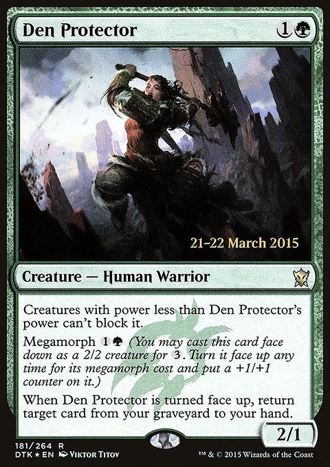 Den Protector, Dragons of Tarkir Promos #181s, Magic: The Gathering card
