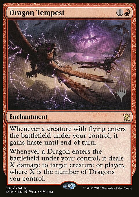 Dragon Tempest, Dragons of Tarkir Promos #136p, Magic: The Gathering card