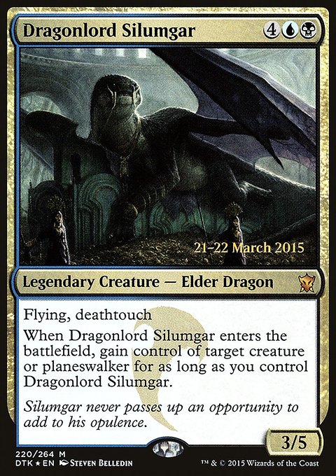 Dragonlord Silumgar, Dragons of Tarkir Promos #220s, Magic: The Gathering card