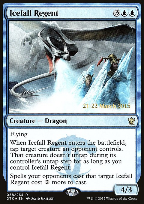 Icefall Regent, Dragons of Tarkir Promos #58s, Magic: The Gathering card