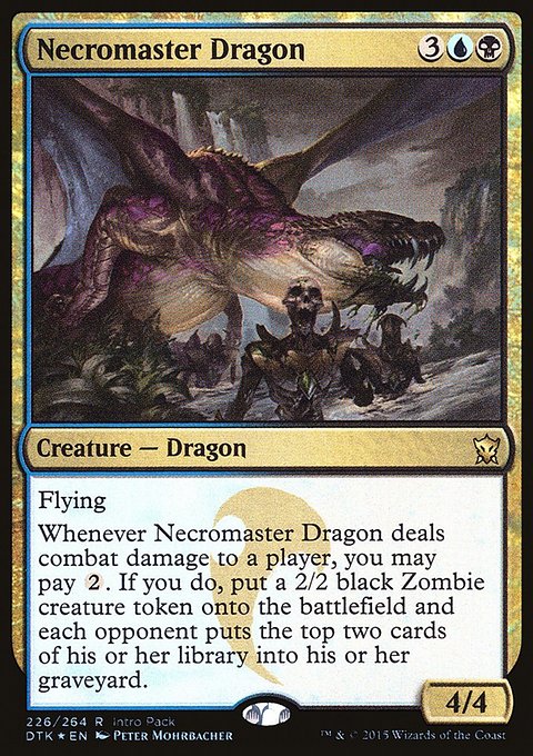 Necromaster Dragon, Dragons of Tarkir Promos #226, Magic: The Gathering card