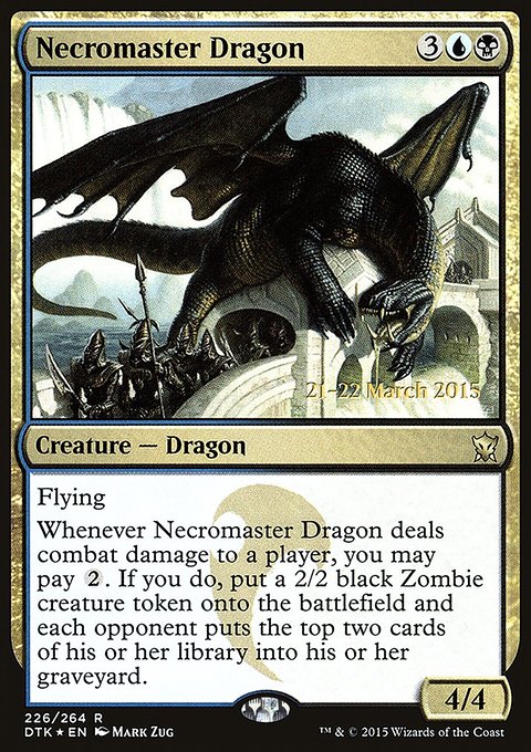 Necromaster Dragon, Dragons of Tarkir Promos #226s, Magic: The Gathering card