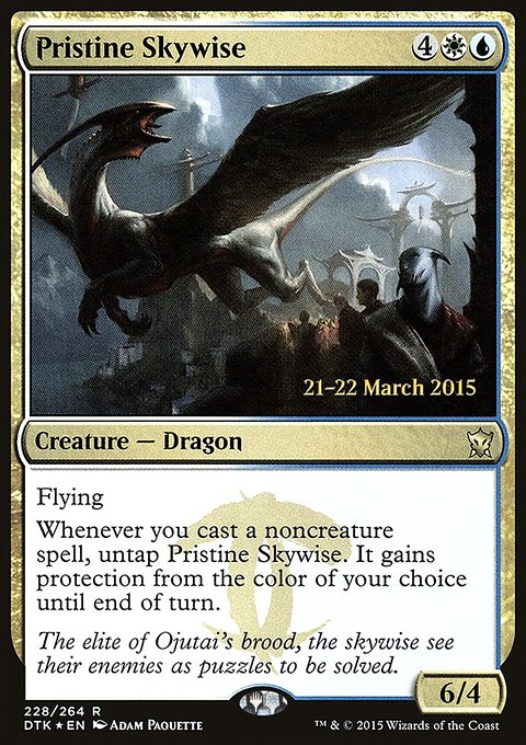 Pristine Skywise, Dragons of Tarkir Promos #228s, Magic: The Gathering card