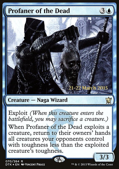 Profaner of the Dead, Dragons of Tarkir Promos #70s, Magic: The Gathering card