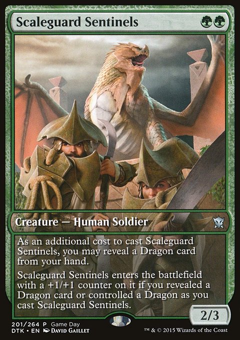Scaleguard Sentinels, Dragons of Tarkir Promos #201, Magic: The Gathering card
