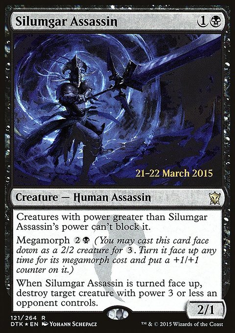Silumgar Assassin, Dragons of Tarkir Promos #121s, Magic: The Gathering card
